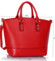 Červená kabelka L&S fashion LS0085B