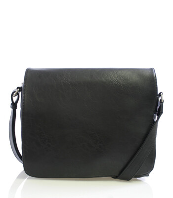 Čierna taška cez rameno Bobby Black 1018