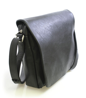 Čierna taška cez rameno Bobby Black 1018