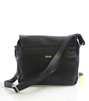 Čierna taška cez rameno Bobby Black 1018