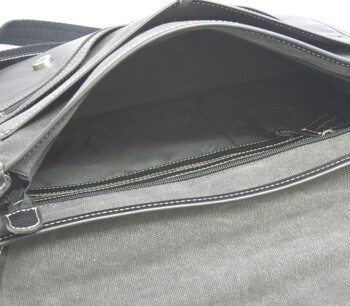 Černá pánská taška přes rameno Hexagona Messenger