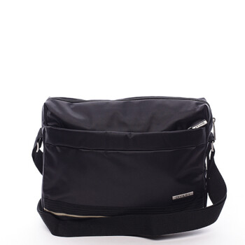 Čierna taška cez rameno Diviley Emil