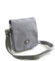 Sivá crossbody kabelka Hexagona Nina s koženými detailmi