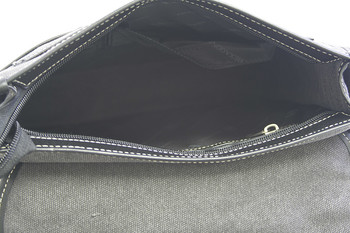Čierna moderná pánska taška cez rameno Hexagona 409111