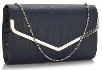 Modrá listová kabelka LS Fashion Jenny