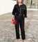 Červená listová kabelka LS Fashion Jenny