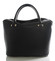 Dámska kabelka čierna kožená - ItalY Daria