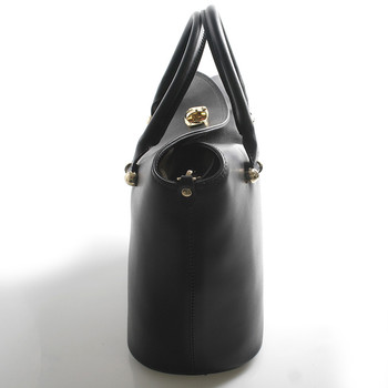 Dámska kabelka čierna kožená - ItalY Daria