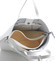 Dámska kožená kabelka biela - ItalY Jordana