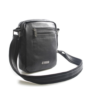 Čierna taška cez rameno na doklady Bellugio Blake