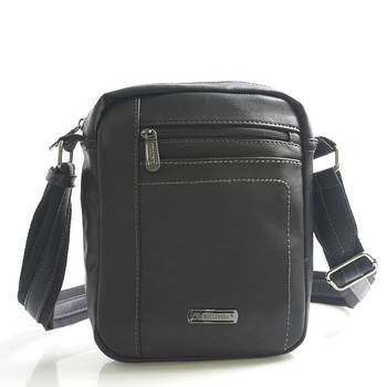 Čierna taška cez rameno na doklady Bellugio Blake