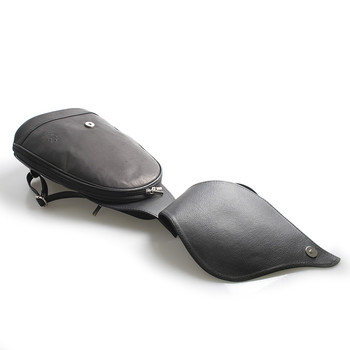 Čierny dámsky kožený ruksak ItalY Corynn