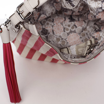 Červená kabelka cez rameno David Jones Adriane