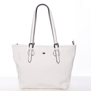 Bílá kabelka přes rameno David Jones Penny