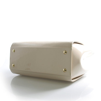 Dámska kabelka béžová lakovaná - Maggio Astrid