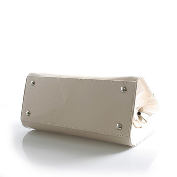 Dámská kabelka béžová lakovaná - Maggio Emiliana