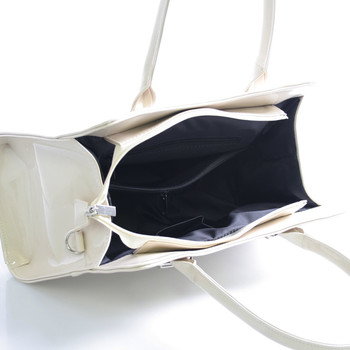 Dámská kabelka béžová lakovaná - Maggio Emiliana