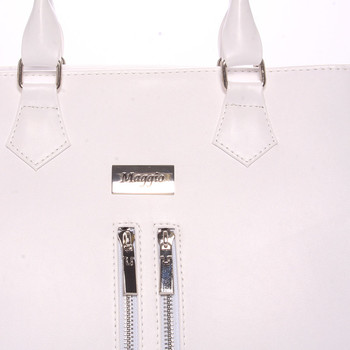 Dámska luxusní kabelka biela - Maggio Emma
