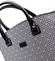 Dámska luxusná kabelka čierno-biela - Maggio Florida