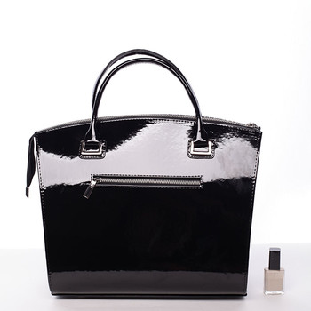 Dámska luxusná kabelka čierno-biela - Maggio Florida