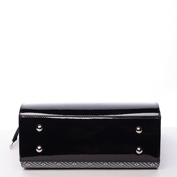 Dámska luxusná kabelka čierno-biela - Maggio Florida