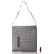 Dámska luxusná crossbody kabelka šedá - Carine Coletta