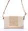 Dámska luxusná crossbody kabelka béžová - Hexagona Francesca 