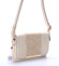 Dámska luxusná crossbody kabelka béžová - Hexagona Francesca 