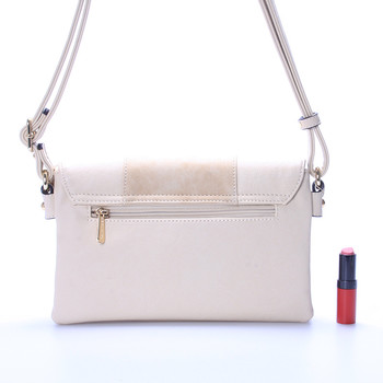 Dámska luxusná crossbody kabelka béžová - Hexagona Francesca 