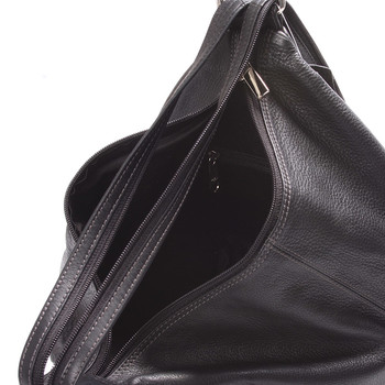 Dámský kožený batůžek černý - SendiDesign Virginia