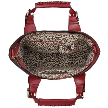Bordó kabelka L&S fashion LS00267