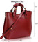 Bordó kabelka L&S fashion LS00267