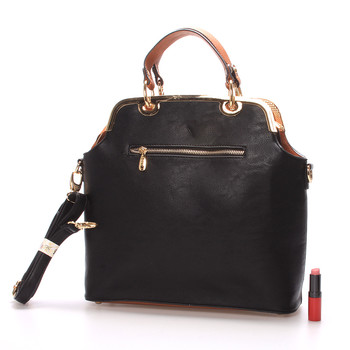 Dámská černo-hnědá kabelka - LYDC Olivia