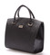 Dámska luxusná kabelka čierna štruktúra lakovaná - Maggio Florida