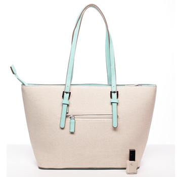 Dámska mentolová kabelka - David Jones Barbara