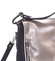 Luxusná dámska kabelka cez rameno antracitová - SEKA Gema
