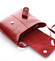 Dámska kožená crossbody kabelka červená - ItalY Misty