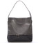 Dámska kožená kabelka cez rameno šedá - ItalY Miriam