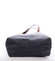 Dámska kožená kabelka shopper sivá - ItalY Luren