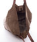 Dámska kožená kabelka shopper hnedá - ItalY Luren