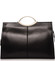 Dámska kožená večerná kabelka čierna - ItalY Becca