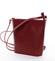 Dámska kožená crossbody kabelka červená - ItalY Bryana