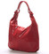Dámska kožená kabelka tmavšia červená - ItalY Amadea