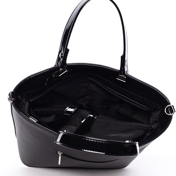 Luxusná čierna dámska kabelka - Delami Chantal