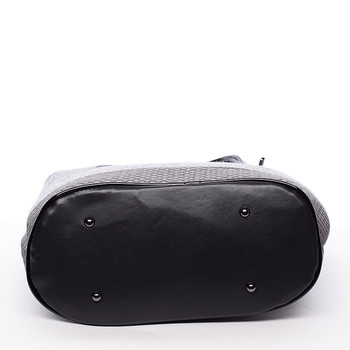 Dámska filcová kabelka sivá - Carine Danielle