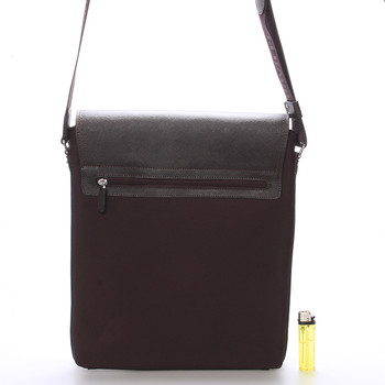 Pánska kožená taška cez rameno hnedá - Gerard HENON Bernard