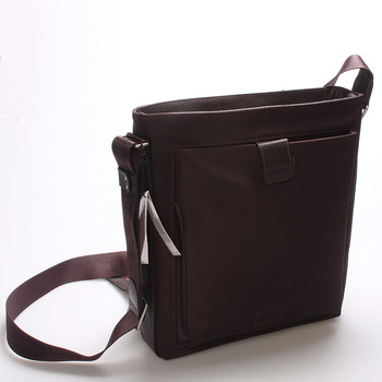 Pánska kožená taška cez rameno hnedá - Gerard HENON Bernard