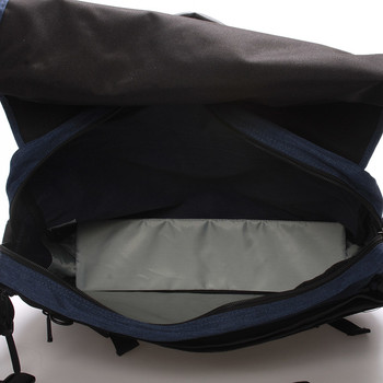 Látková pánska taška cez rameno modrá - Enrico Benetti 4548