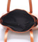 Stredná kožená kabelka svetlohnedá - ItalY Chevelle