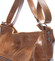 Hnedá kožená veľká crossbody kabelka ItalY Isabel